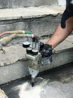 Concrete Patio Repair detail