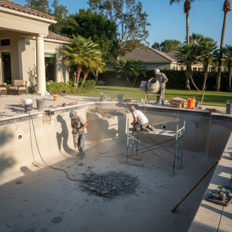 Pool Pavement Repair