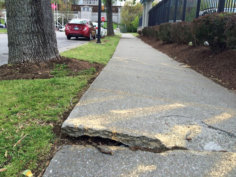 Sidewalk Crack Repair